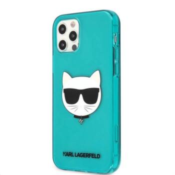 Apple iPhone 12 Pro Max KARL LAGERFELD KLHCP12LCHTRB TPU Hátlap - Kék kép