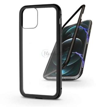 Apple iPhone 12 Pro Max mágneses, 2 részes hátlap előlapi üveg nélkül - Magneto - fekete kép