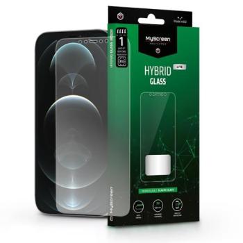 Apple iPhone 12 Pro Max rugalmas üveg képernyővédő fólia - MyScreen Protector Hybrid Glass Lite - átlátszó kép