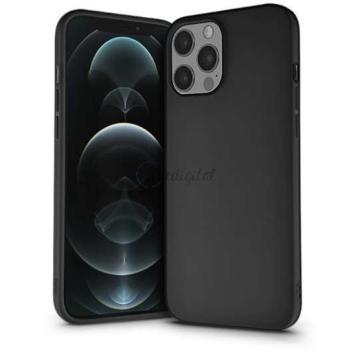 Apple iPhone 12 Pro Max szilikon hátlap - Soft Premium - fekete kép