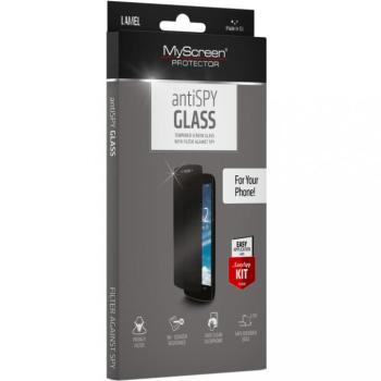 Apple iPhone 13 / 13 Pro / 14 / 16e, Kijelzővédő fólia, ütésálló fólia (az íves részre NEM hajlik rá!), Tempered Glass (edzett üveg), MyScreen Protector, Antispy Glass, Clear kép