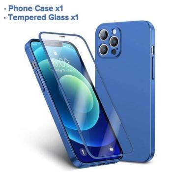 Apple iPhone 13 JOYROOM JR-BP927 360 Full Cover Hátlap - Kék kép