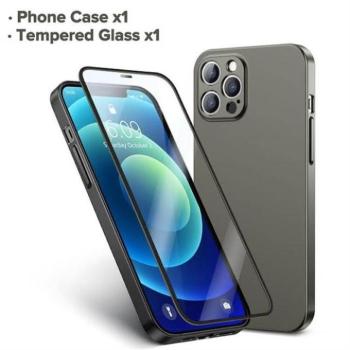 Apple iPhone 13 JOYROOM JR-BP927 360 Full Cover Hátlap - Szürke kép