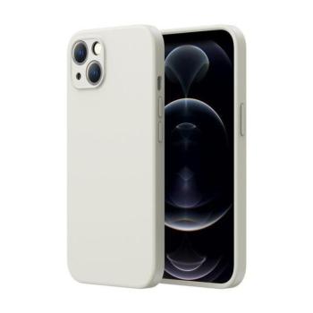Apple iPhone 13 Joyroom JR-BP950 2in1 Magsafe Liquid Silicone Hátlap és 0.33mm 9H Üvegfólia - Fehér kép