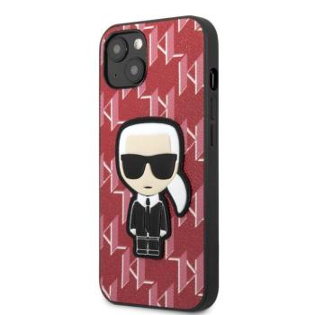 Apple iPhone 13 KARL LAGERFELD KLHCP13MPMNIKPI Hátlap - Piros kép
