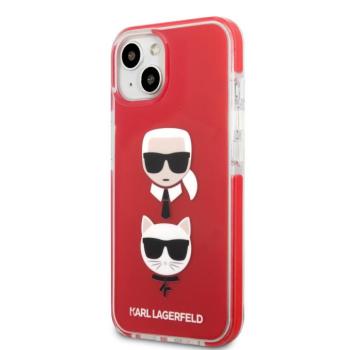 Apple iPhone 13 KARL LAGERFELD KLHCP13MTPE2TR TPU Hátlap - Piros kép