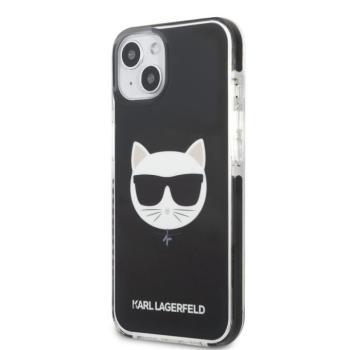 Apple iPhone 13 KARL LAGERFELD KLHCP13MTPECK TPU Hátlap - Fekete kép