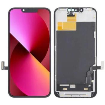 Apple iPhone 13 kompatibilis LCD (OLED) kijelző érintőpanellel, OEM jellegű, fekete, Grade R+ kép