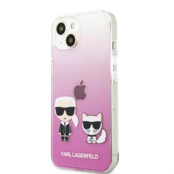 Apple iPhone 13 Mini KARL LAGERFELD KLHCP13SCKTRP TPU Hátlap - Rózsaszín kép