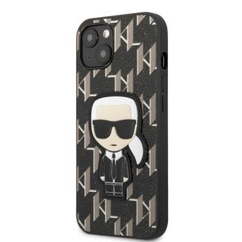 Apple iPhone 13 Mini KARL LAGERFELD KLHCP13SPMNIKBK Hátlap - Fekete kép