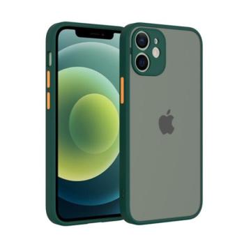 Apple iPhone 13 Mini műanyag tok, zöld, narancs kép