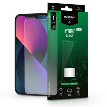 Apple iPhone 13 Mini rugalmas üveg képernyővédő fólia - MyScreen Protector Hybrid Glass Lite - átlátszó kép