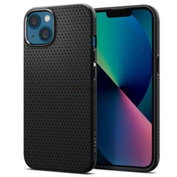 Apple iPhone 13 Mini ütésálló hátlap - Spigen Liquid Air - fekete kép