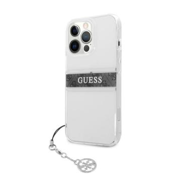 Apple iPhone 13 Pro GUESS GUHCP13LKB4GGR TPU Hátlap - Szürke kép