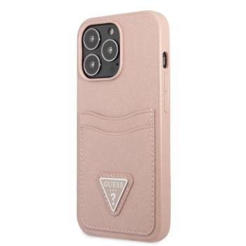 Apple iPhone 13 Pro GUESS GUHCP13LPSATPP Hátlap - Rózsaszín kép