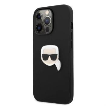 Apple iPhone 13 Pro KARL LAGERFELD KLHCP13LPKMK Hátlap - Fekete kép