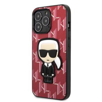 Apple iPhone 13 Pro KARL LAGERFELD KLHCP13LPMNIKPI Hátlap - Piros kép