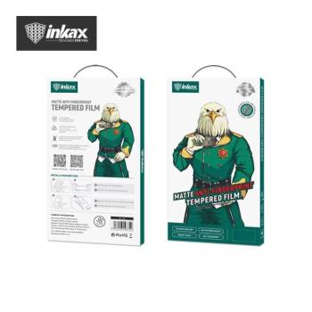 Apple iPhone 13 Pro Max/14 Plus Inkax GL-07 Matte Anti-Fingerprint 2.5D Full Üvegfólia - Fekete kép