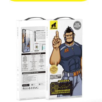 Apple iPhone 13 Pro Max/14 Plus TG Anti-Reflective 2.5D Üvegfólia Portalanító Applikátorhoz - Fekete kép