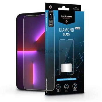 Apple iPhone 13 Pro Max/14 Pro Max/14 Plus edzett üveg képernyővédő fólia - MyScreen Protector Diamond Glass Lite Full Glue - átlátszó kép