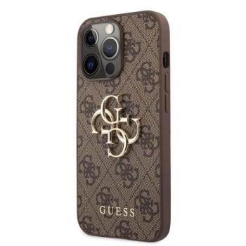 Apple iPhone 13 Pro Max GUESS GUHCP13X4GMGBR Hátlap - Barna kép
