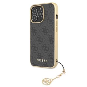 Apple iPhone 13 Pro Max GUESS GUHCP13XGF4GGR Hátlap - Szürke kép