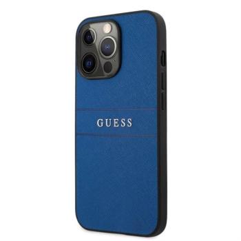 Apple iPhone 13 Pro Max GUESS GUHCP13XPSASBBL Hátlap - Kék kép