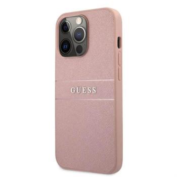 Apple iPhone 13 Pro Max GUESS GUHCP13XPSASBPI Hátlap - Rózsaszín kép