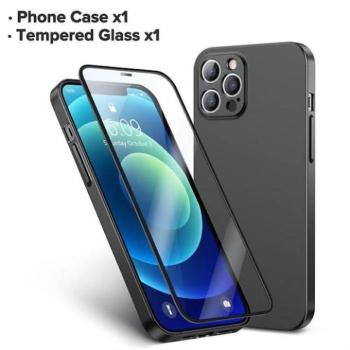 Apple iPhone 13 Pro Max JOYROOM JR-BP928 360 Full Cover Hátlap - Fekete kép