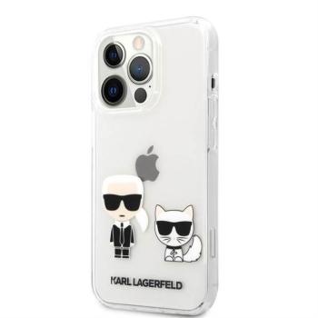 Apple iPhone 13 Pro Max KARL LAGERFELD KLHCP13XCKTR TPU Hátlap - Átlátszó kép