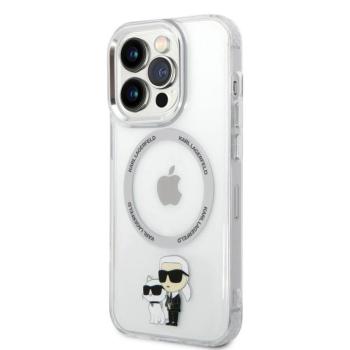 Apple iPhone 13 Pro Max KARL LAGERFELD KLHMP13XHNKCIT Magsafe TPU Hátlap - Átlátszó tok kép