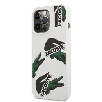 Apple iPhone 13 Pro Max Lacoste LCHCP13XOW Liquid Hátlap - Fehér kép