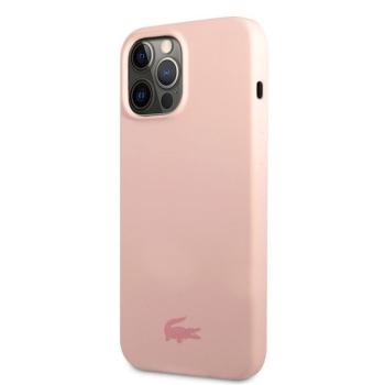 Apple iPhone 13 Pro Max Lacoste LCHCP13XSI Liquid Hátlap - Rózsaszín kép