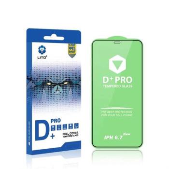 Apple iPhone 13 Pro Max Lito D+ PRO 2.5D Full Üvegfólia - Fekete kép