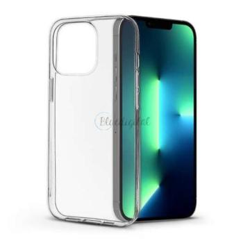Apple iPhone 13 Pro Max szilikon hátlap - Soft Clear - átlátszó kép