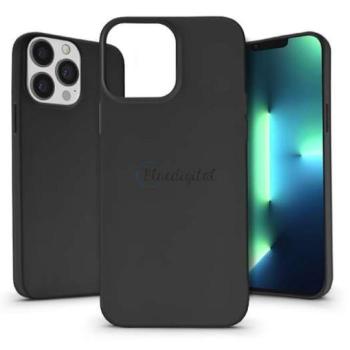 Apple iPhone 13 Pro Max szilikon hátlap - Soft - fekete kép