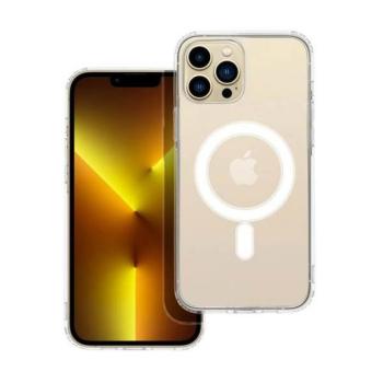 Apple iPhone 13 Pro Max, Szilikon tok, közepesen ütésálló, Magsafe kompatibilis, átlátszó kép