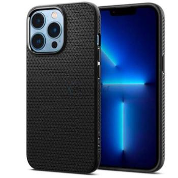 Apple iPhone 13 Pro Max ütésálló hátlap - Spigen Liquid Air - fekete kép