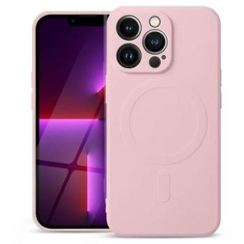 Apple iPhone 13 Pro szilikon hátlap - Silicone Mag Cover - rózsaszín kép