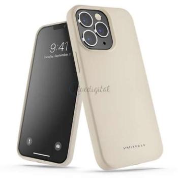 Apple iPhone 13 szilikon hátlap - Roar Space - bézs kép