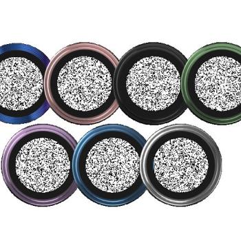 Apple iPhone 14/14 Plus Devia Peak 3D Fém Kamera Védő Üvegfólia - Kék kép