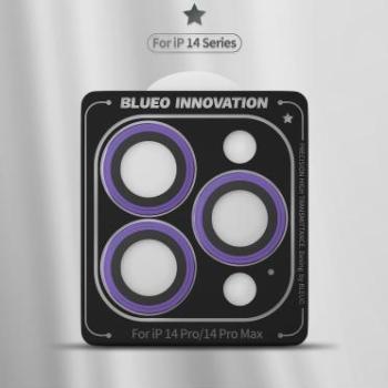 Apple iPhone 14/14 Plus TG Armor Pro 3D Kamera Védő Üvegfólia - Lila kép