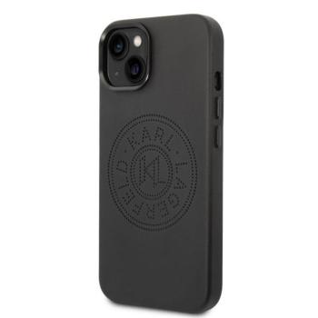 Apple iPhone 14 KARL LAGERFELD KLHCP14SFWHK Hátlap - Fekete kép
