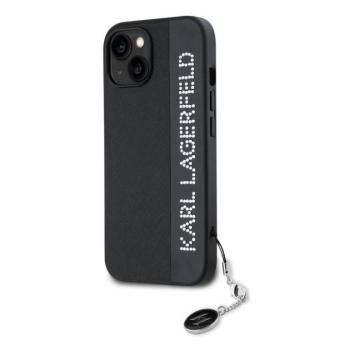 Apple iPhone 14 KARL LAGERFELD KLHCP14SPSAKDGCK Hátlap - Fekete kép