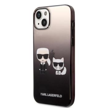 Apple iPhone 14 KARL LAGERFELD KLHCP14STGKCK TPU Hátlap - Fekete kép