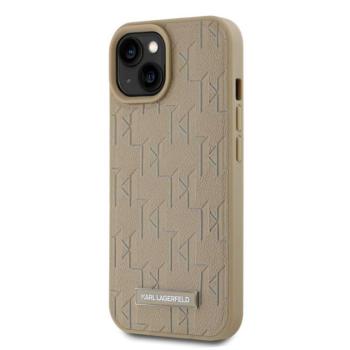 Apple iPhone 14 KARL LAGERFELD KLHMP14SPKHPORPE Magsafe Hátlap - Bézs kép