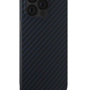 Apple iPhone 14 Plus Devia Carbon Fiber Magsafe Ultra Slim Hátlap - Kék kép