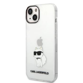 Apple iPhone 14 Plus KARL LAGERFELD KLHCP14MHNCHTCT TPU Hátlap - Átlátszó kép