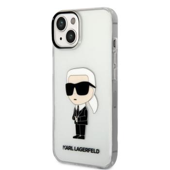 Apple iPhone 14 Plus KARL LAGERFELD KLHCP14MHNIKTCT TPU Hátlap - Átlátszó kép