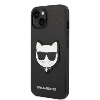 Apple iPhone 14 Plus KARL LAGERFELD KLHCP14MSAPCHK Hátlap - Fekete kép